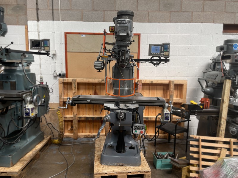 bridgeport series 1 turret mill with 3 axis dro