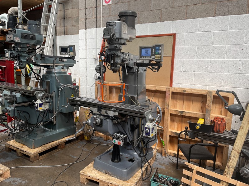 Bridgeport Series 1 Turret Mill with 3 Axis D