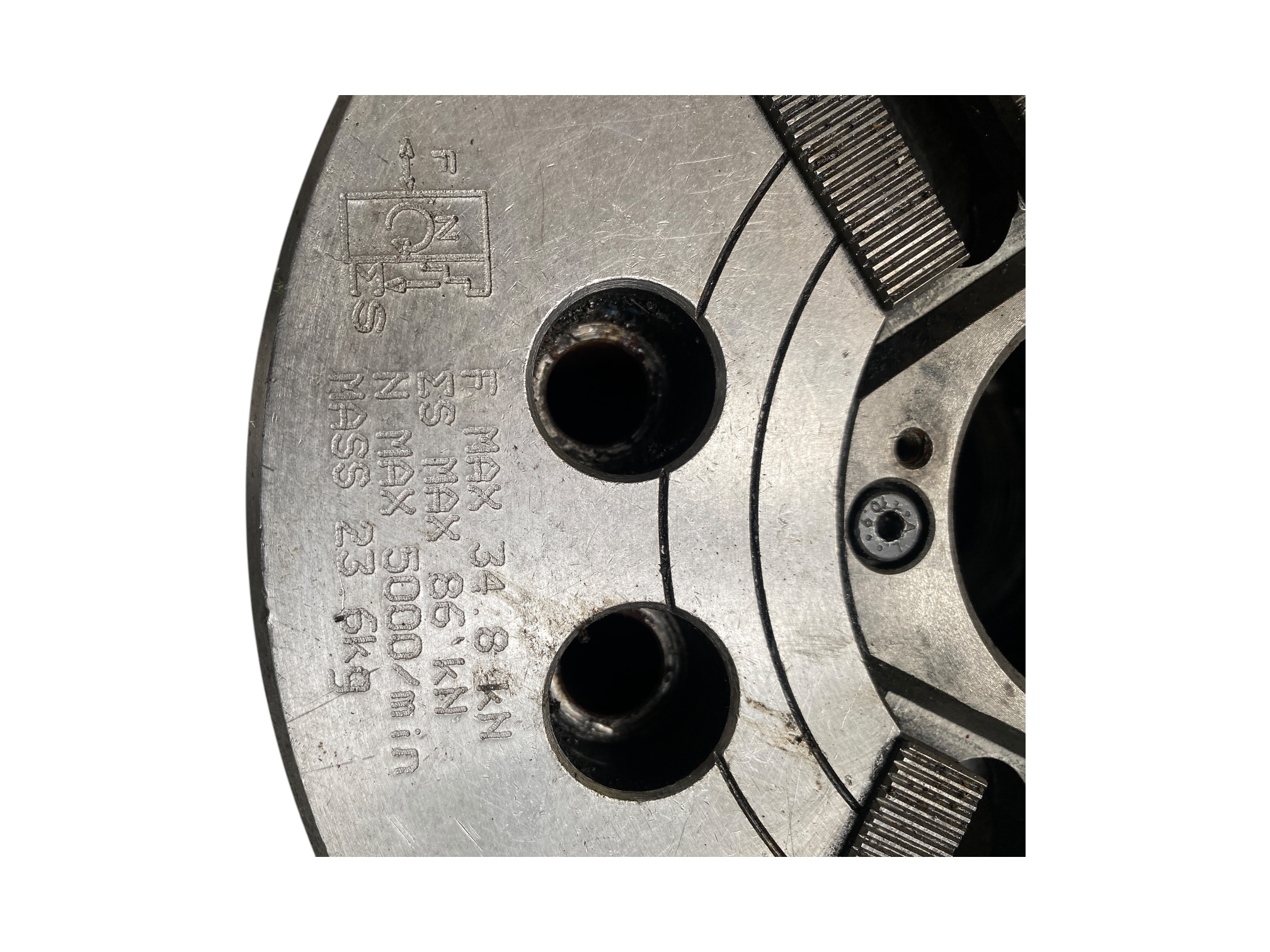 Kitagawa B208 Hydraulic Chuck Bare Chuck