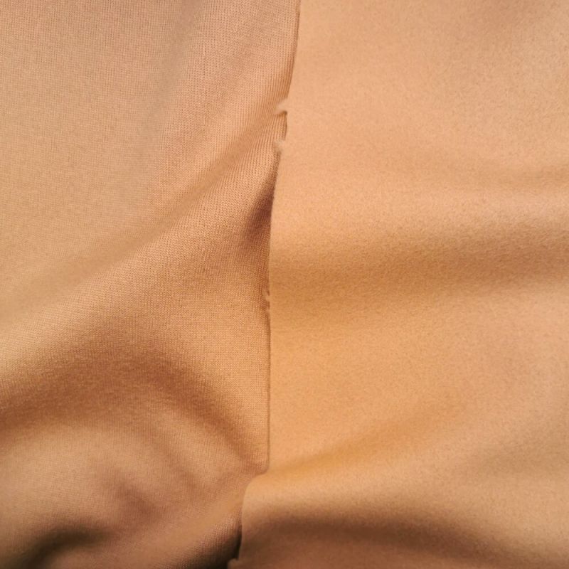 Sweatshirt Fleece Polyester Fabric - Camel 180cm