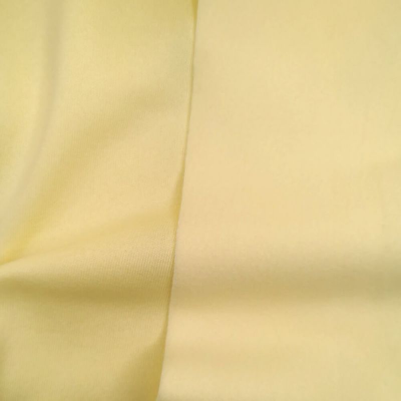 Sweatshirt Fleece Polyester Fabric - Lemon 180cm