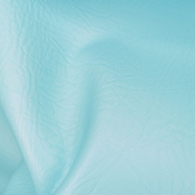 Fire Retardant Leatherette Leather Faux Fabric - Baby Blue