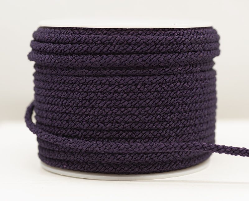 Crepe Cord Cotton Mix - Purple 5mm