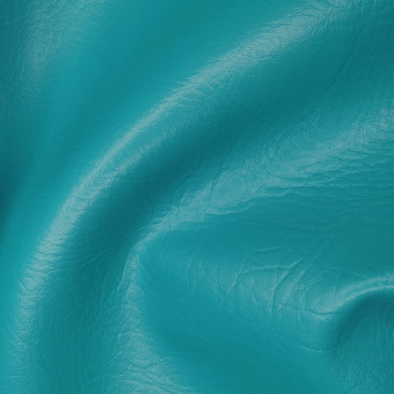 Fire Retardant Leatherette Leather Faux Fabric - Teal