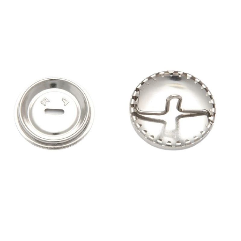 Self Cover Button Metal 29mm 