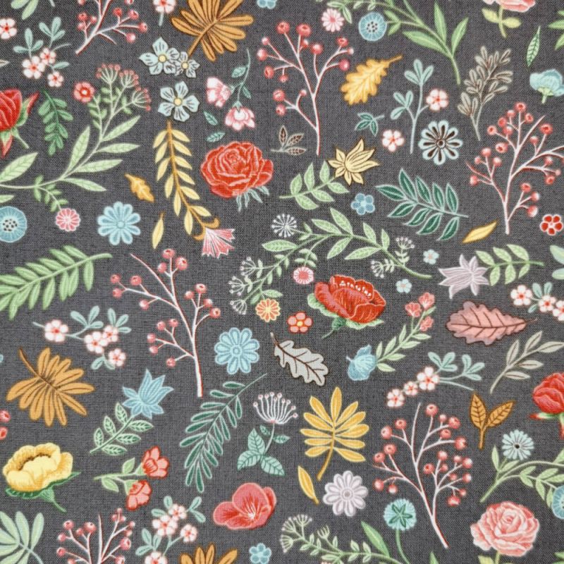 100% Cotton Print Fabric by Nutex - In The Meadow - Floral