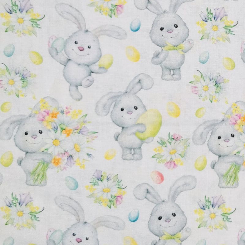 Rose & Hubble 100% Cotton Print Fabric - Easter Cutie