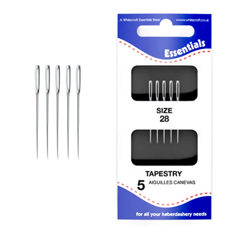Essentials Hand Sewing Needles - Tapestry Size 28