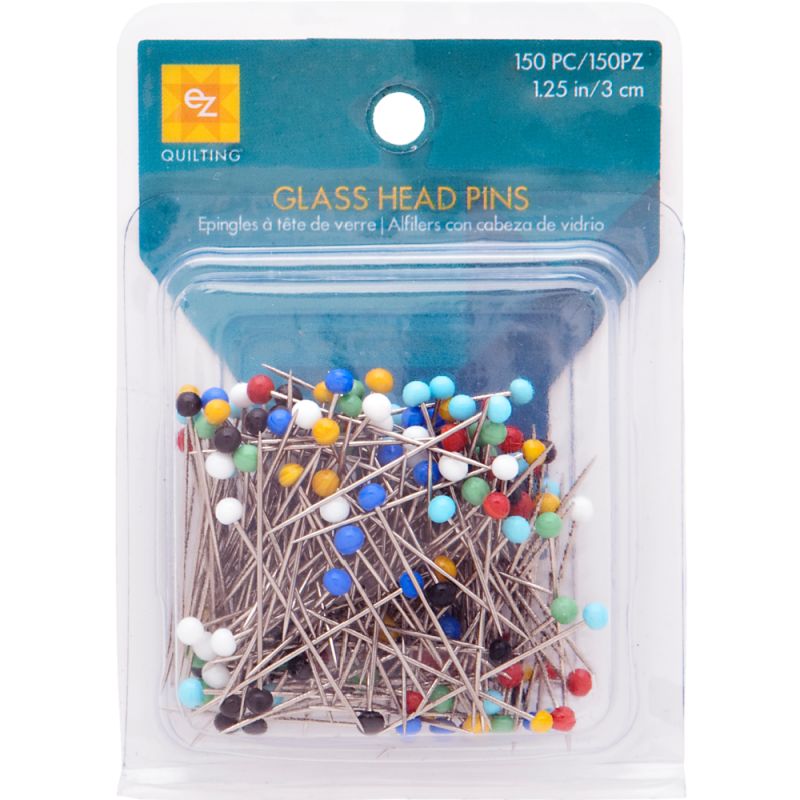 EZ Quilting Glass Head Pins