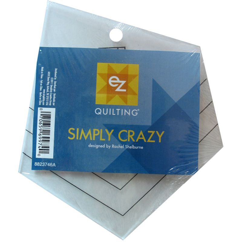 EZ Quilting Simply Crazy Acrylic Template
