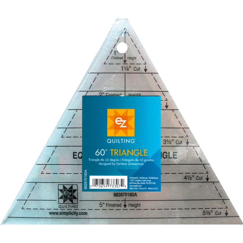 EZ Quilting 60 Degree Triangle Template