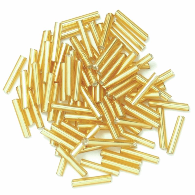 Extra Value Beads - Beads Bugle Long Gold