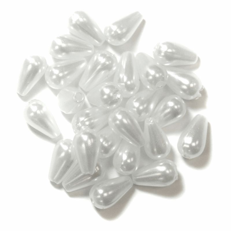 Extra Value Beads - 3mm Pearls - White