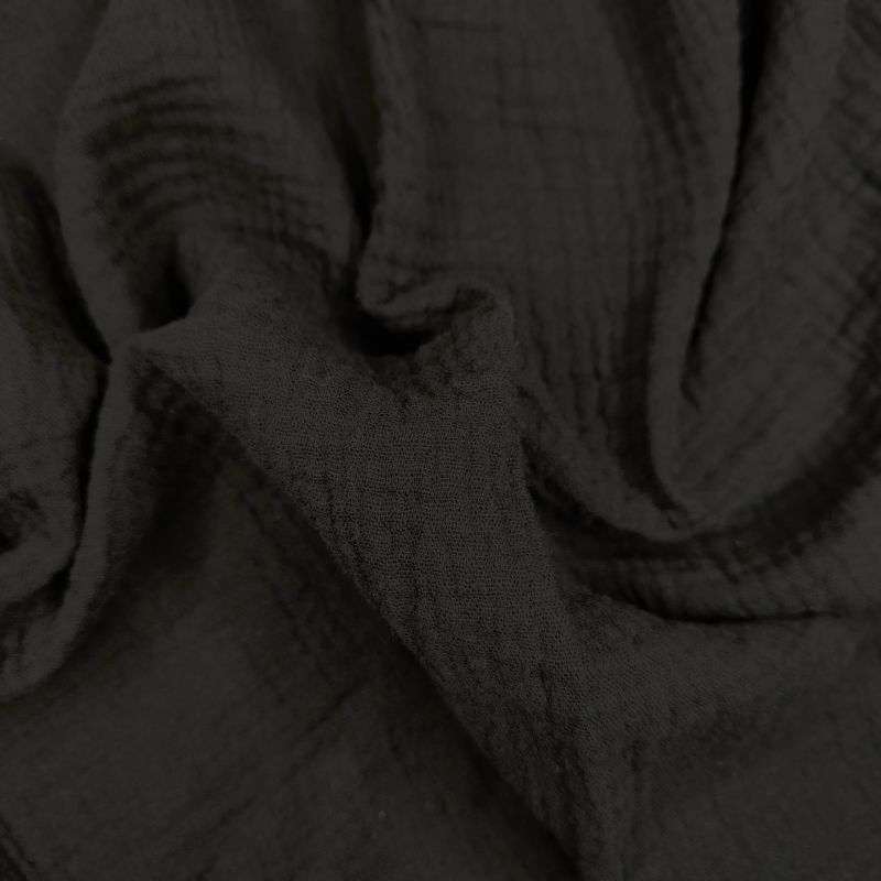100% Cotton Bambula Fabric - Black