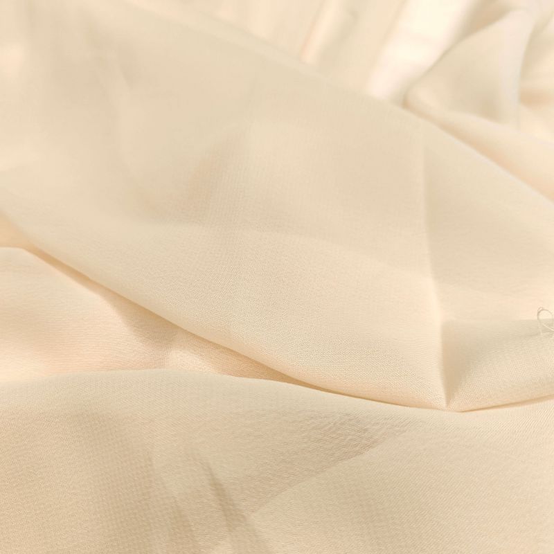 Chiffon Fabric - Cream