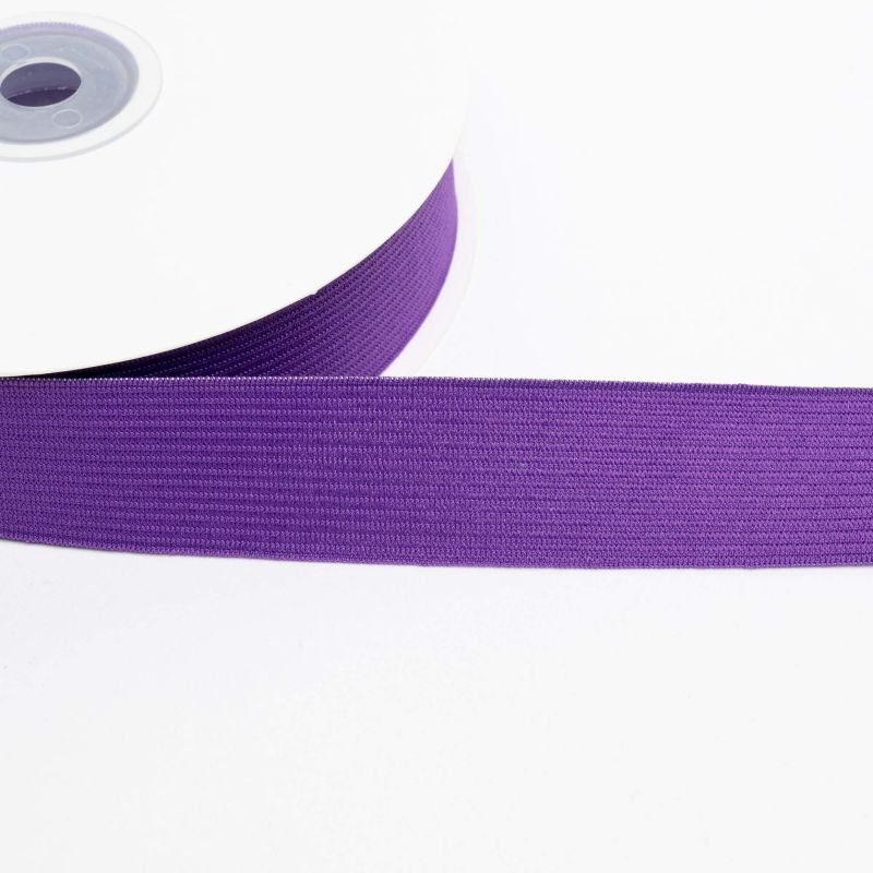 Habicraft Coloured Flat Elastic 25mm - Purple