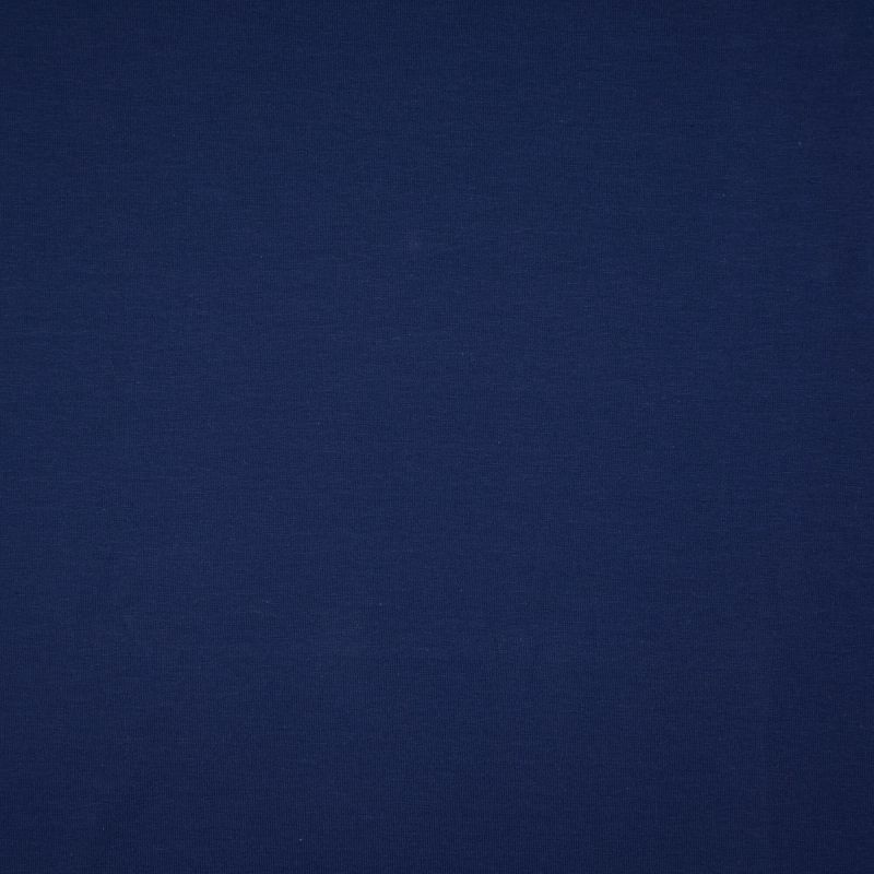 Plain Cotton Jersey Fabric - Navy