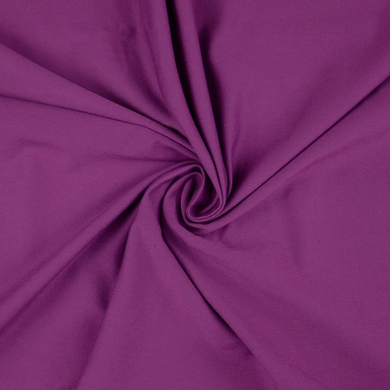 Plain Cotton Jersey Fabric - Purple