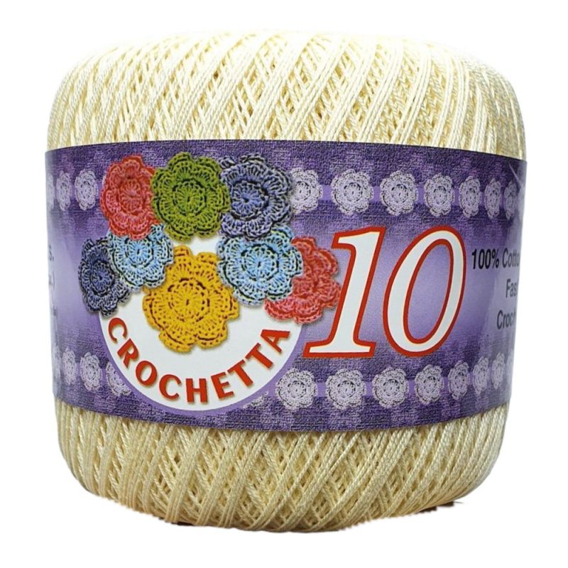 Crochetta Crochet Cotton 450yd (411m) - Cream