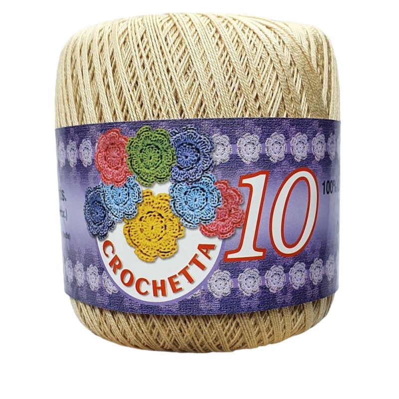 Crochetta Crochet Cotton 450yd (411m) - Ecru