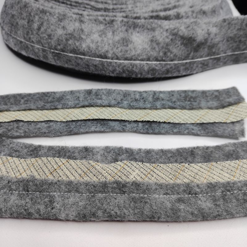 Capped Felt Sleeve Head Charcoal with Canvas