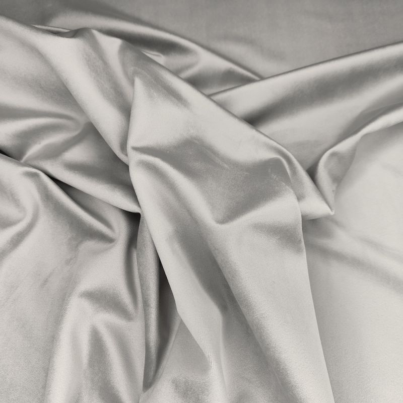 London Velour Curtain Upholstery Fabric - Mist