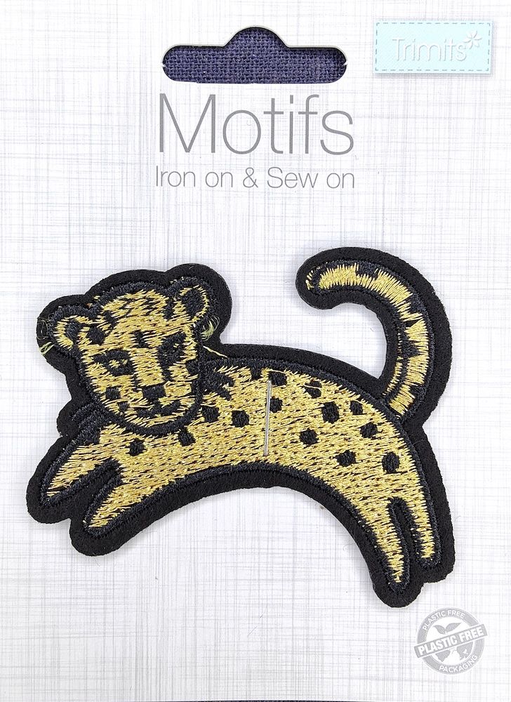 Trimits Motif - Gold Leopard