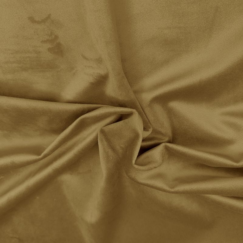 London Velour Curtain Upholstery Fabric - Fudge
