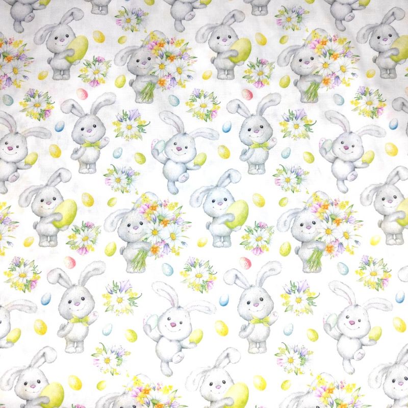 100% Cotton Fabric by Rose & Hubble - Easter Cuties