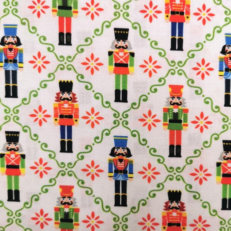 BST Fabrics Exclusive Design 100% Cotton Fabric - Christmas Nutcracker