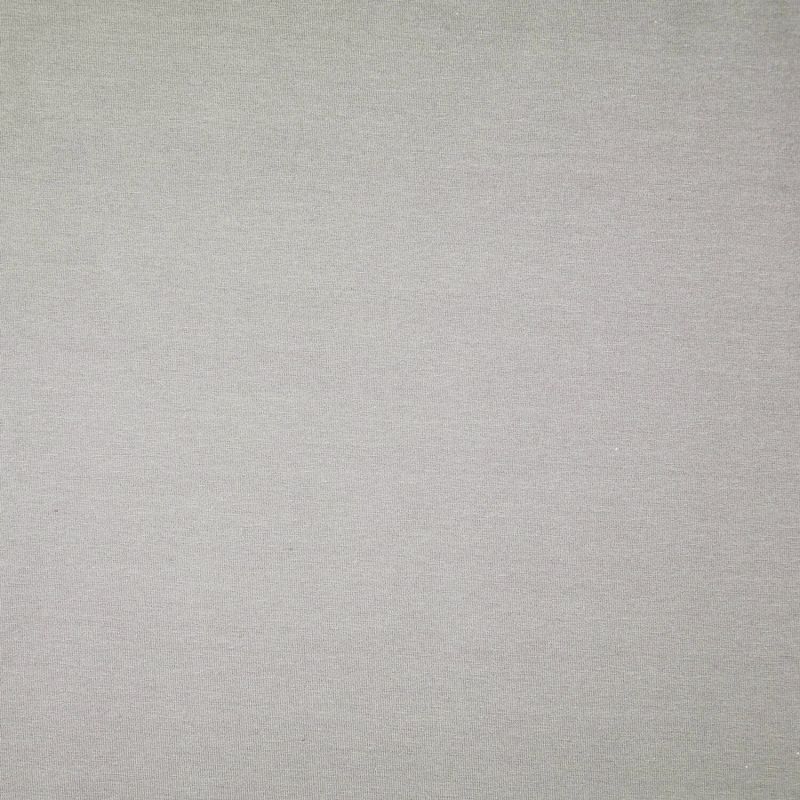 Plain Cotton Jersey Fabric - Silver