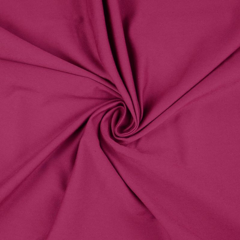 Plain Cotton Jersey Fabric - Fuchsia