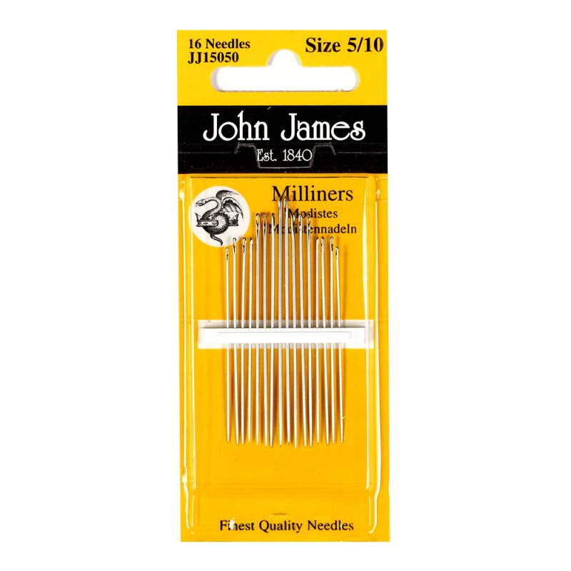 John James Hand Sewing Needles - Milliners 5/10