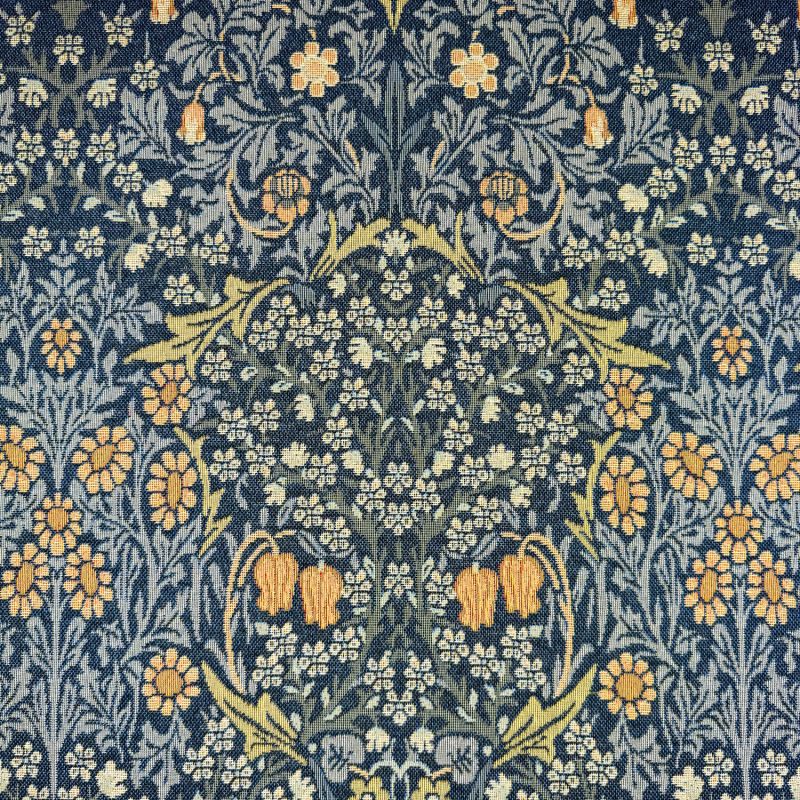 New World Tapestry Fabric - Blackthorne Slate