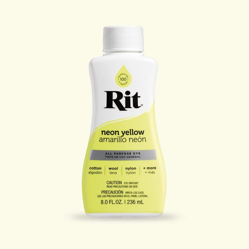 Rit All Purpose Liquid Dye - Neon Yellow
