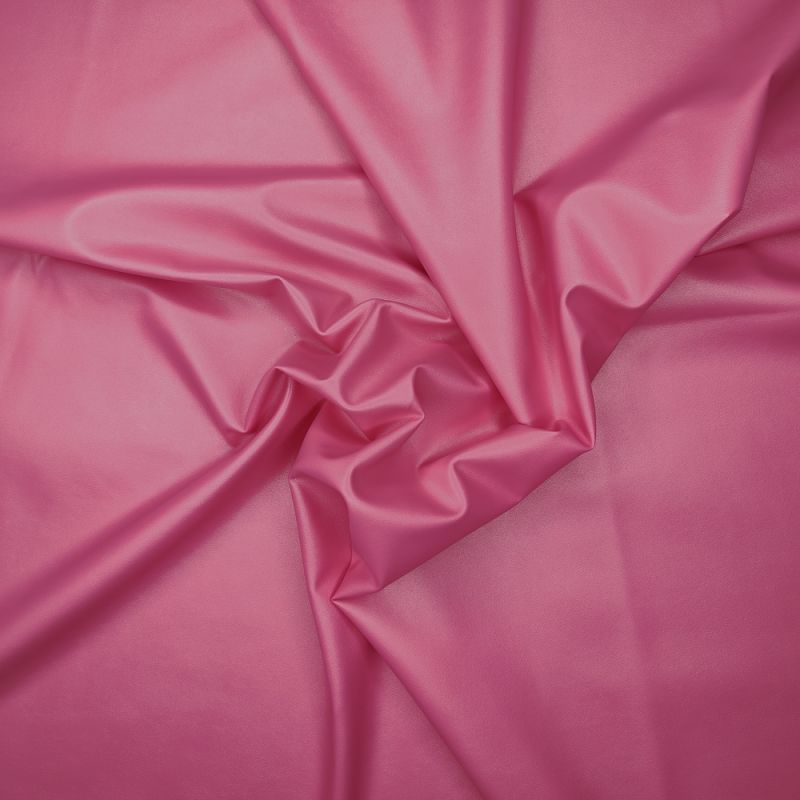 Matt Leather Look Fabric - Pink