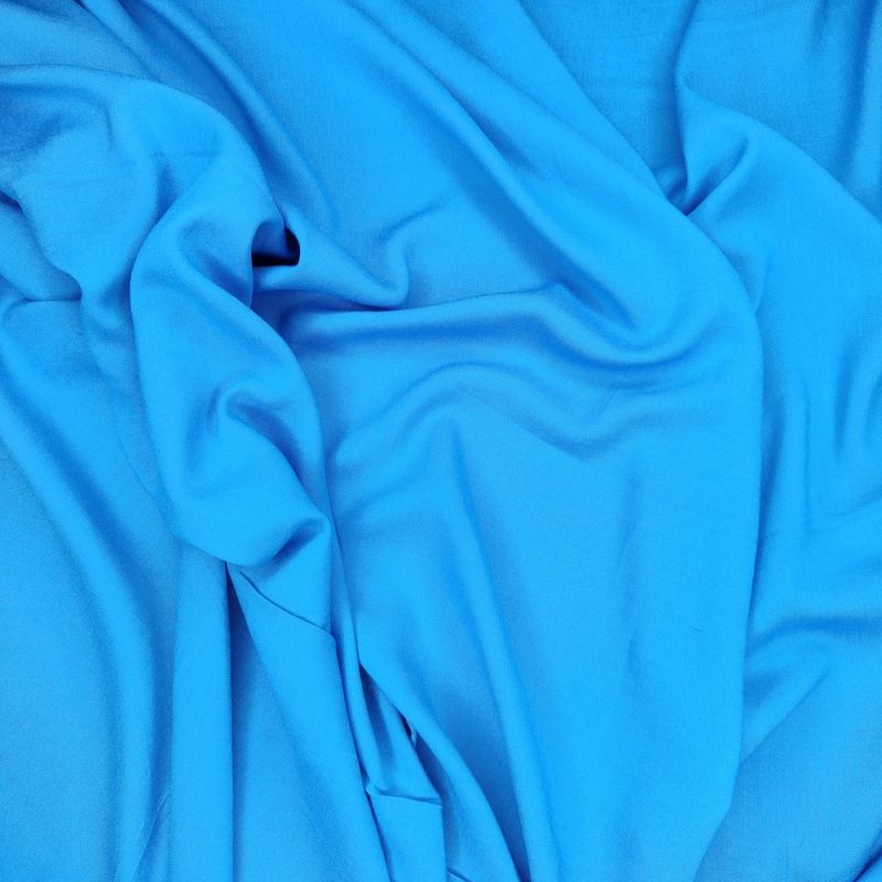 Poly Viscose Plain Fabric - Turquoise