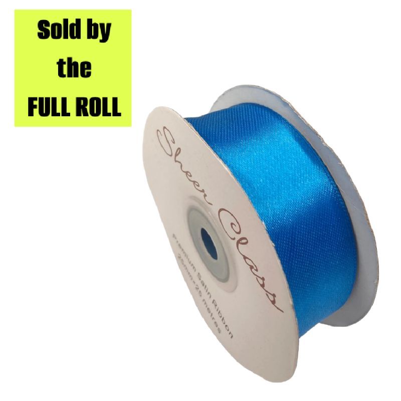 50mm Double-sided Satin Ribbon - Royal Blue **FULL ROLL**