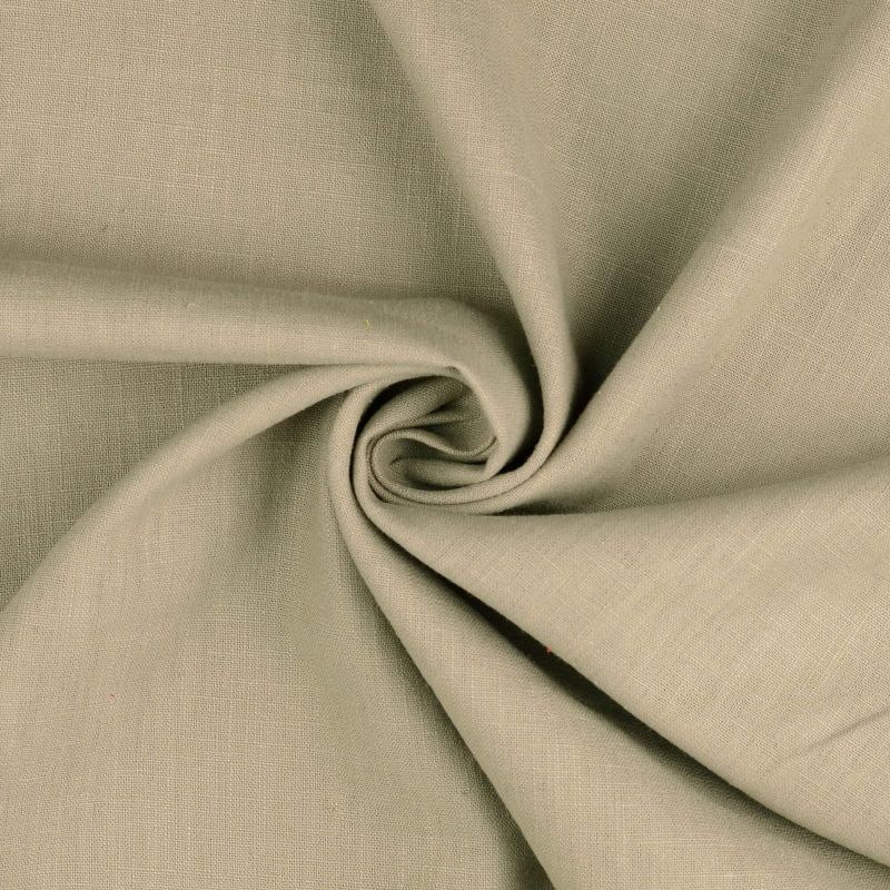 100% Washed Linen Fabric - Mist