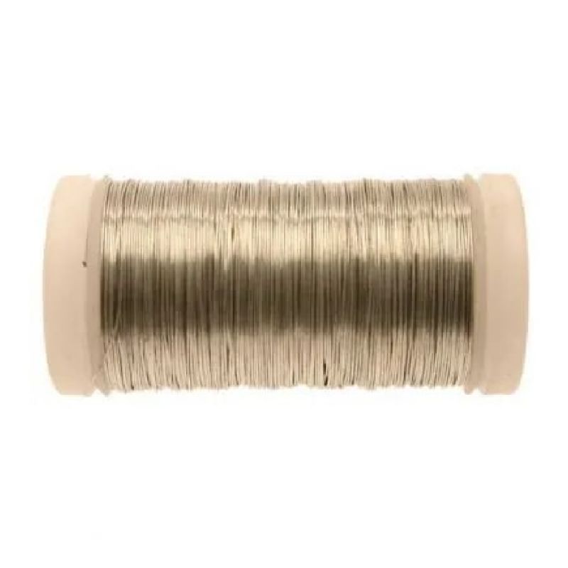 .Metallic Wire Reel 100g - Silver