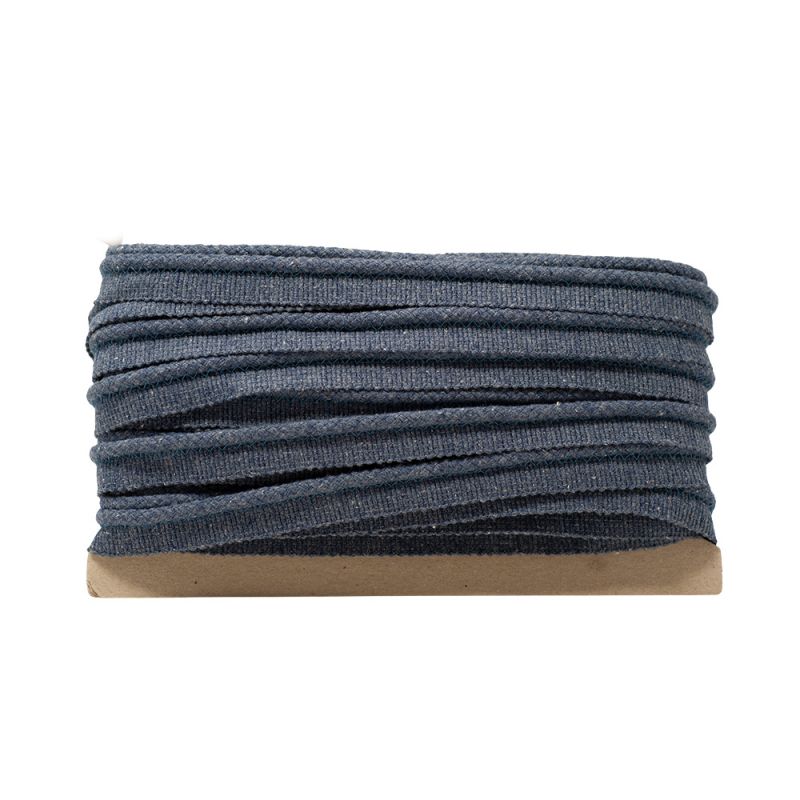 Cotton Flange Piping Cord 23mm - Jeans