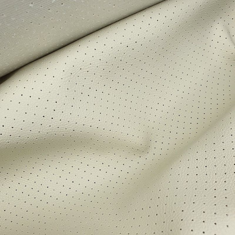 Perforated Leathette Fabric Headliner - Off White (Ivory)