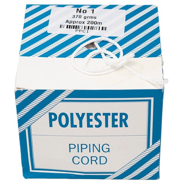 Boxed Polyester Twisted Piping Cord - 2mm Size 1