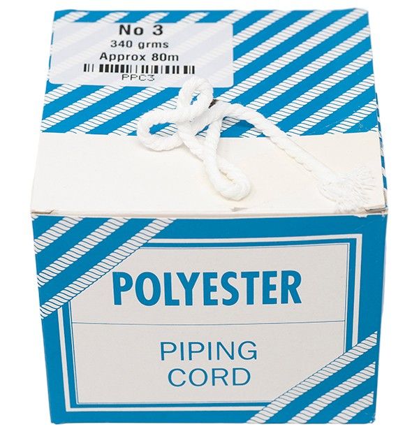 Boxed Polyester Twisted Piping Cord - 4mm Size 3