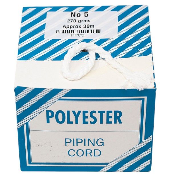 Boxed Polyester Twisted Piping Cord - 6mm Size 5