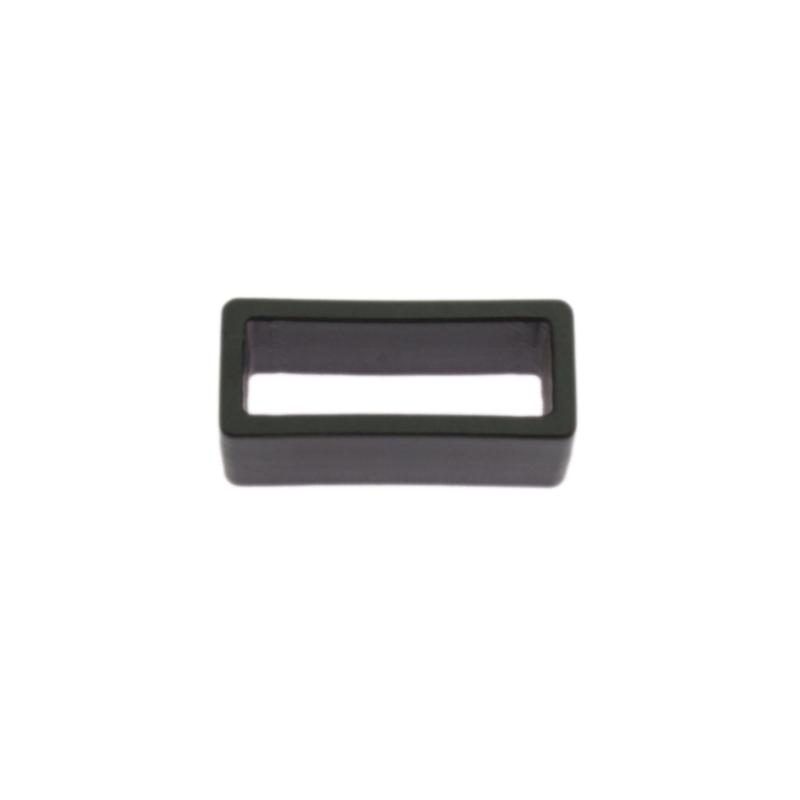 Webbing Loop Square - Black Plastic - 16mm