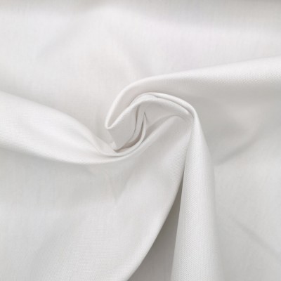 100% Cotton Canvas Fabric - White