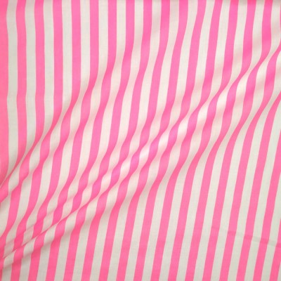 Printed Polycotton Fabric Medium Stripe - Cer