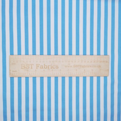 Printed Polycotton Fabric Medium Stripe - Bri