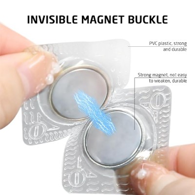 Invisable Magnetic Button - 15mm One Pair